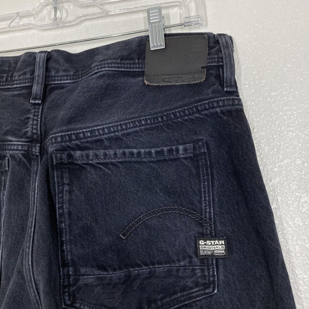 G-Star RAW Skater Jeans  33x32 Black Denim Stray Ultra High Straight Hip Hop - Picture 5 of 16